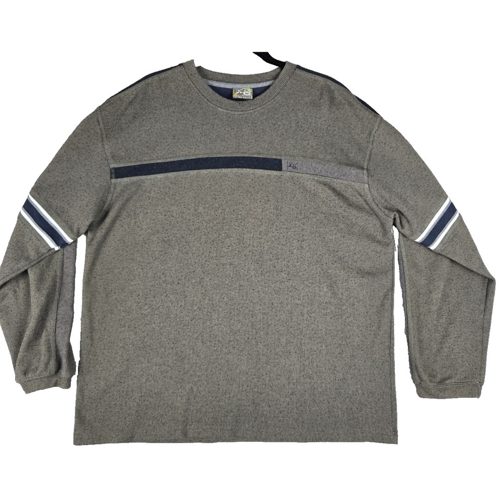 Vtg XG Extreme Quality Men's Sweatshirt Pullover Sz XL Brown Crew Neck‎ Y2K